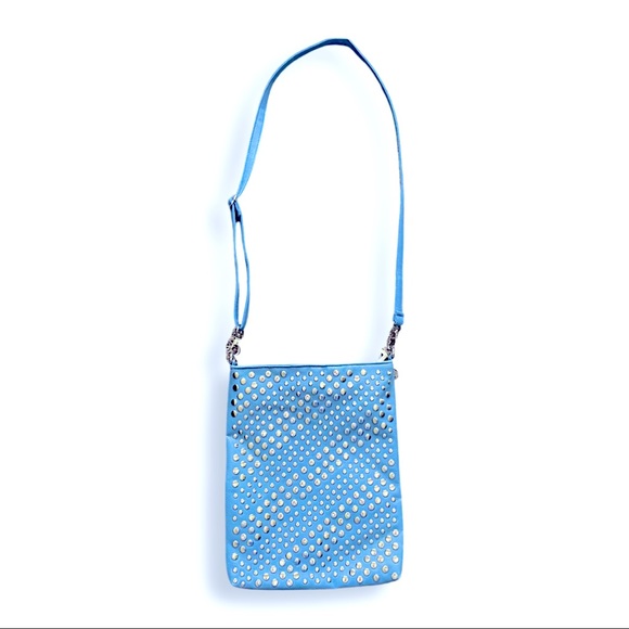 Handbags - Blue studded crossbody 🦋4/$20🦋